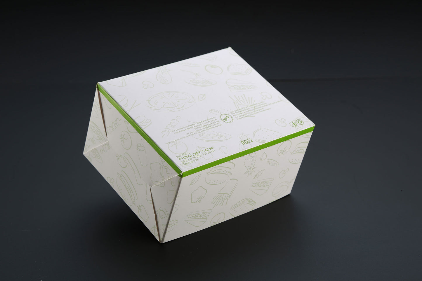 Burger Box Big - RB52 (100x Pack)